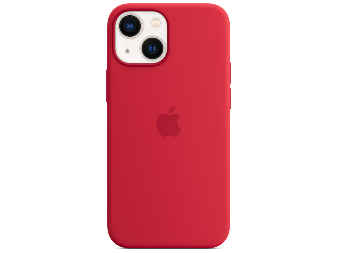 ■Apple MagSafe対応iPhone 13 mini シリコーンケース （PRODUCT）RED [MM233FE/A]